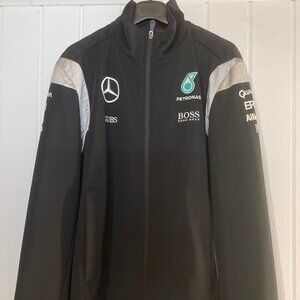 Hugo Boss AMG Mercedes Petronas Team Issue Softshell jacket Size Medium